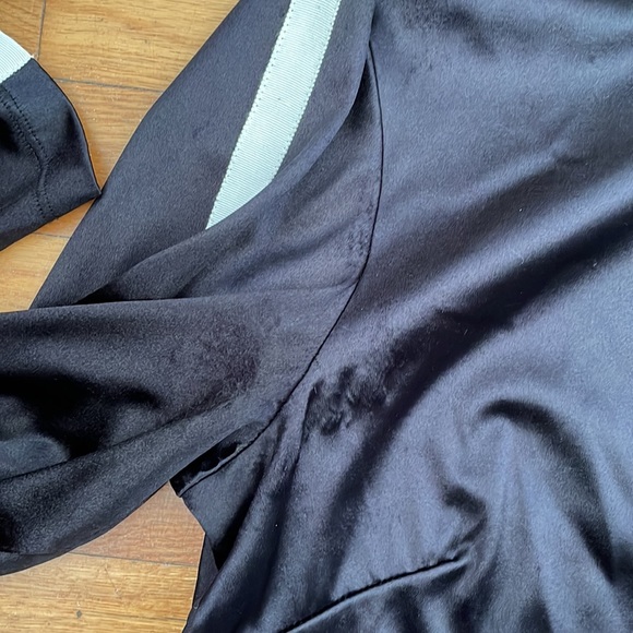 Kaelen Varsity Stripe Satin Top - Picture 2 of 5